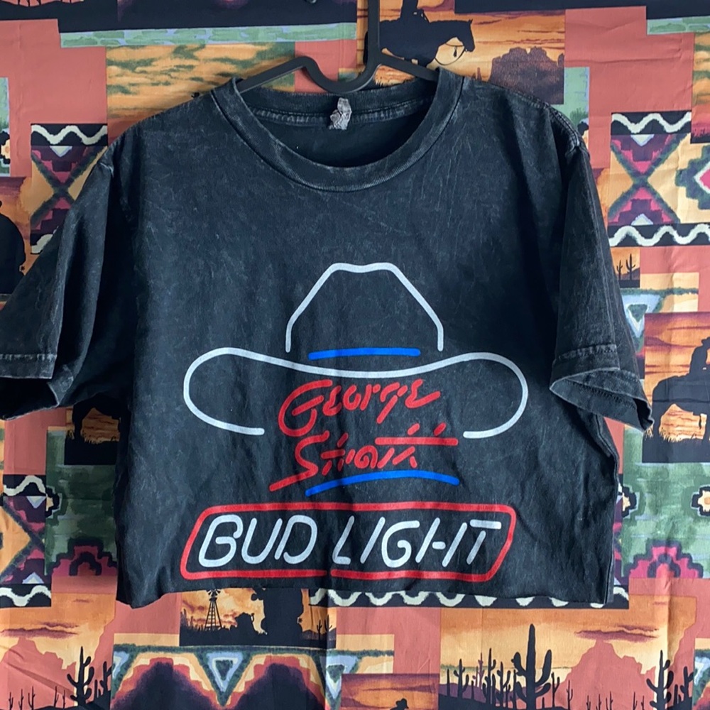 Bud light vintage Cropped T-shirt